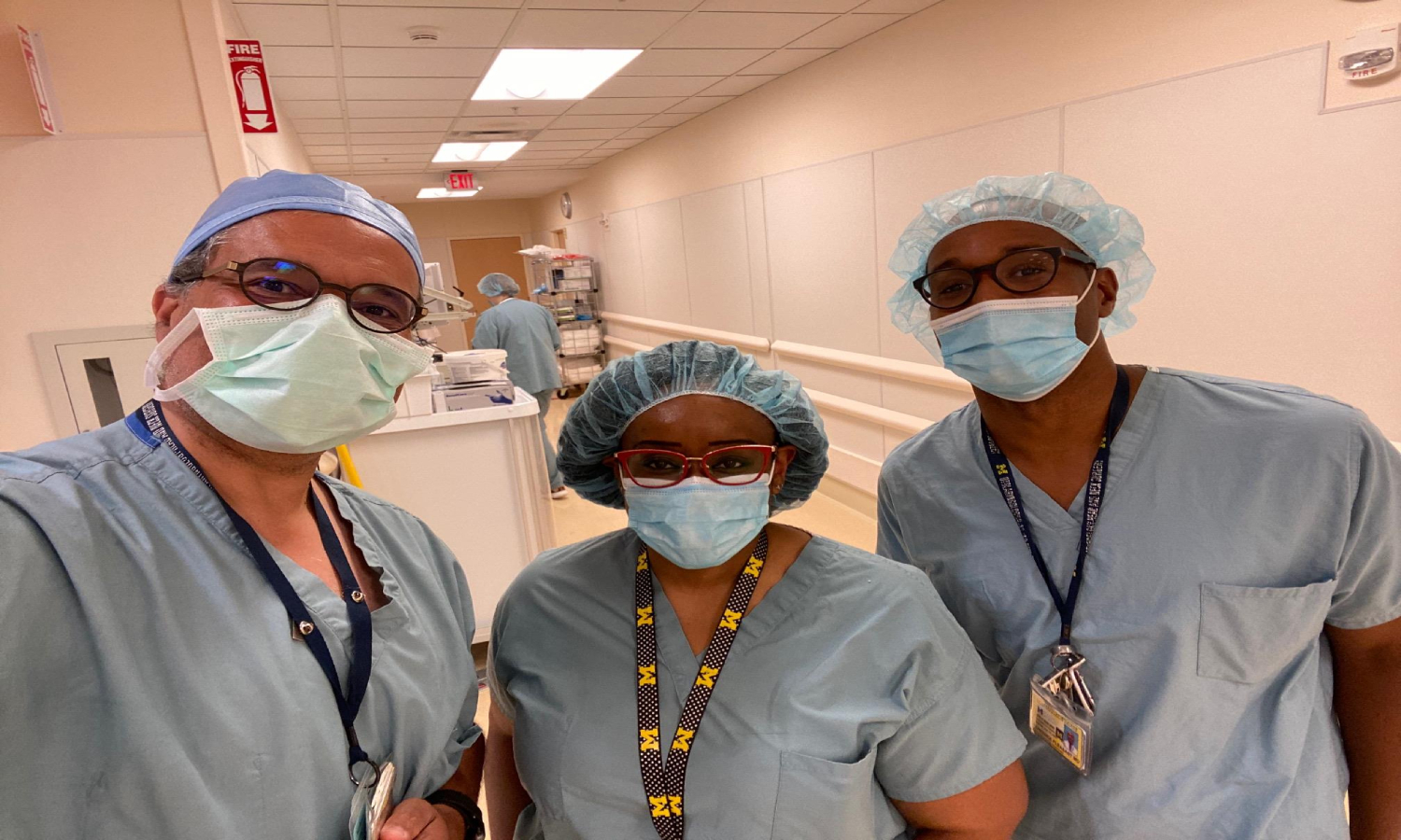 Drs. David Brown, Shannon Fayson, and Terrence Pleasant (left to right)