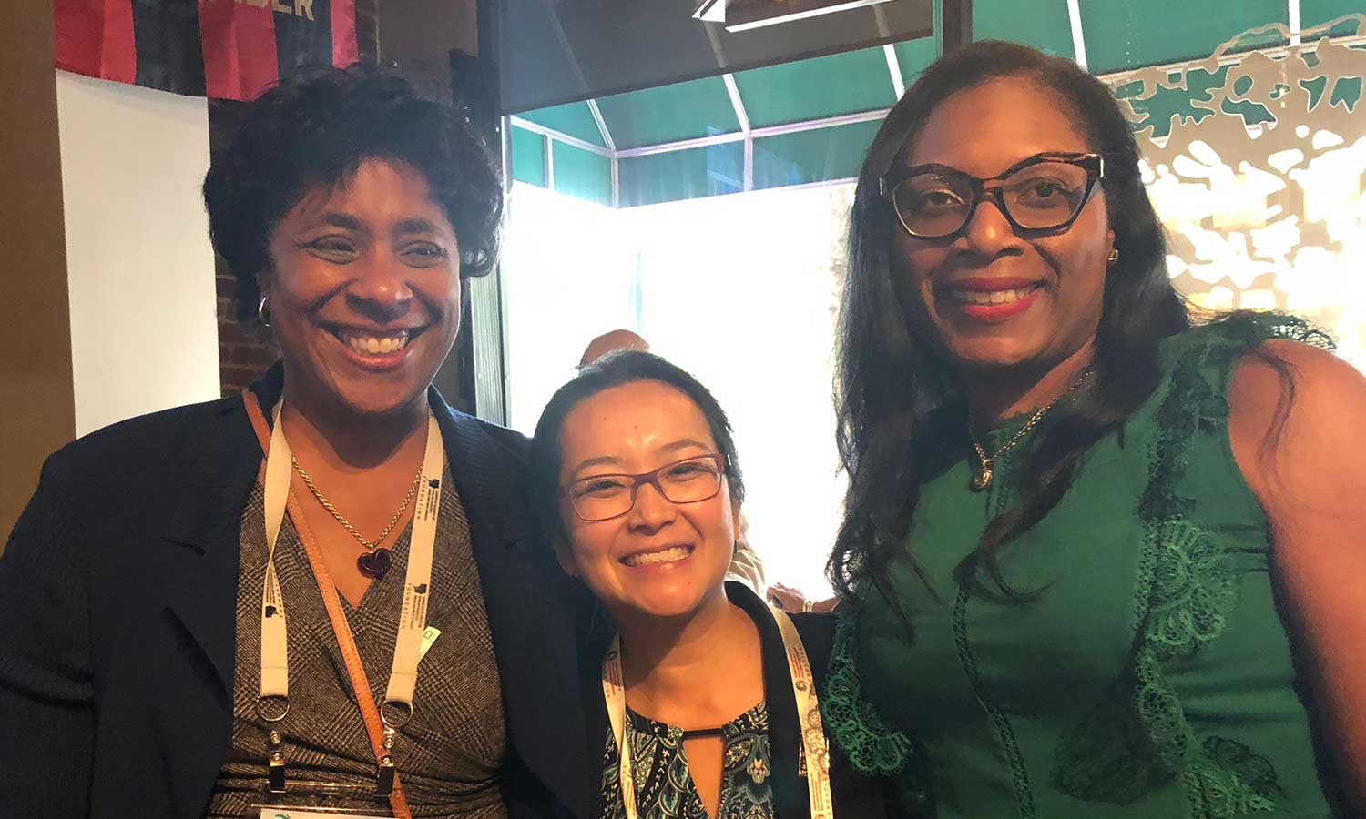 Drs. Flanary and Minka Schofield with Dr. Noriko Yoshikawa